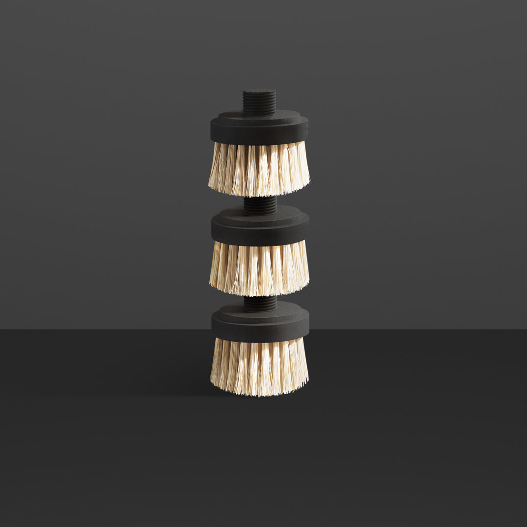 RPP Brush Heads BLACK x3