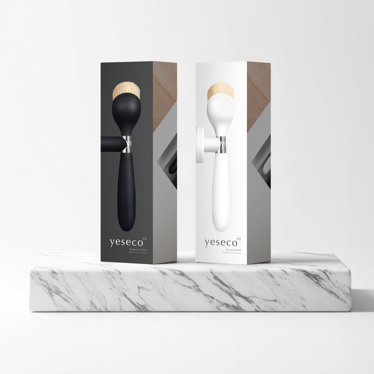 The ONE BRUSH™ V2 | With Suction Stand