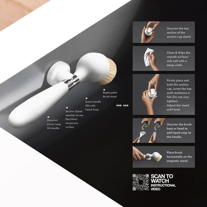 The ONE BRUSH™ V2 | With Suction Stand
